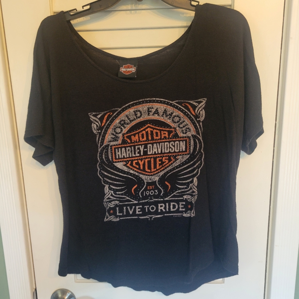 Women's Harley Davidson shirt